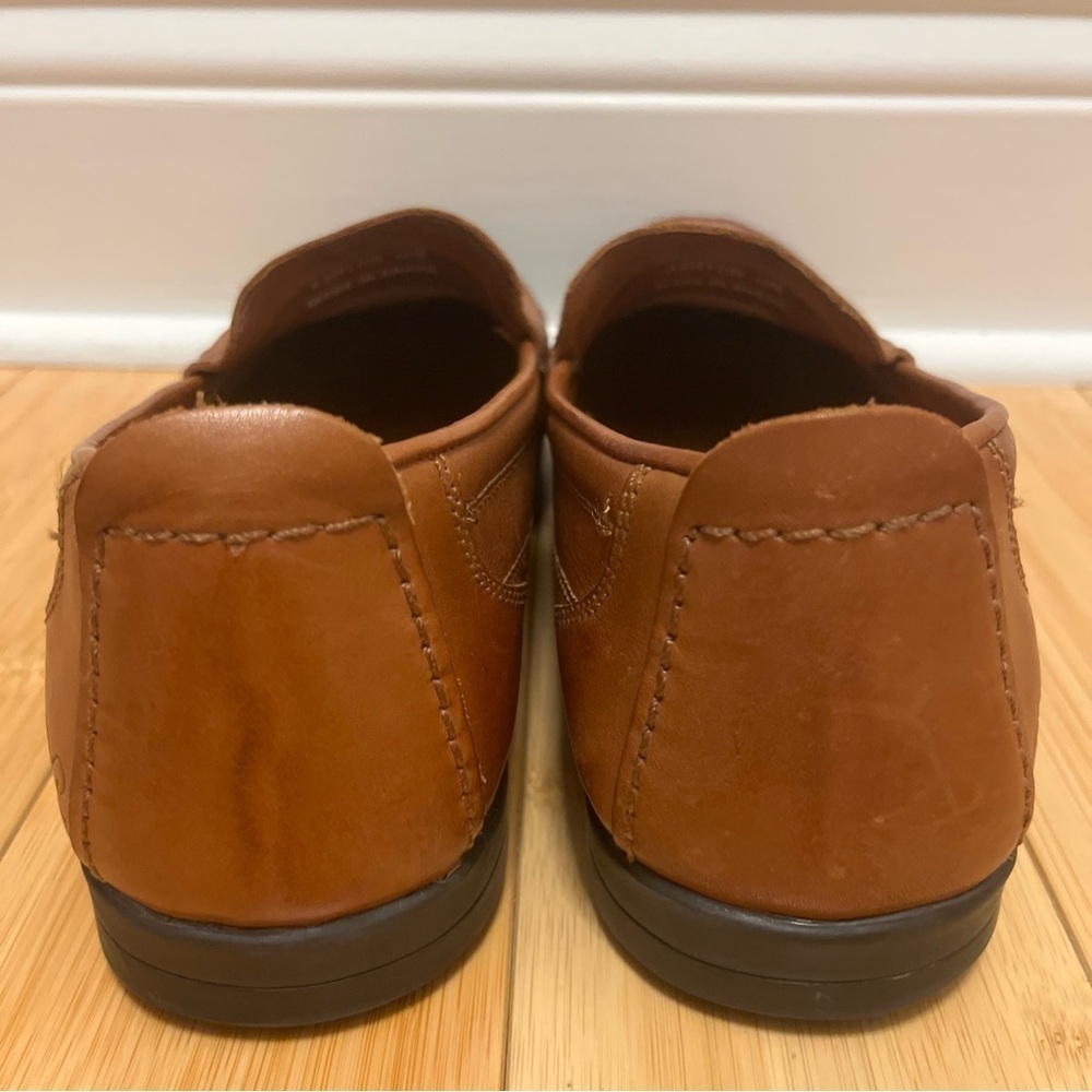 Arnold Palmer Ashton Men's Brown Leather Loafers size 10 M Brazil made - Picture 3 of 10